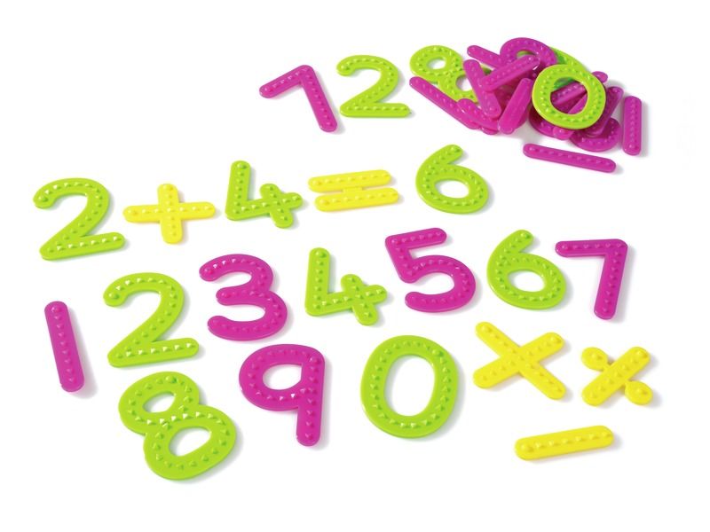 TACTILE NUMBERS AND CALCULATION SYMBOLS