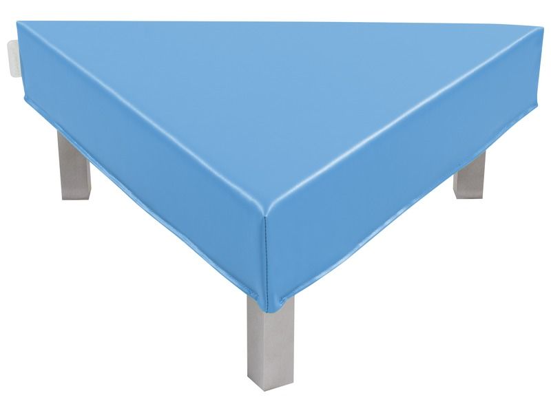 POUF TRIANGLE Delta Avec pieds en métal