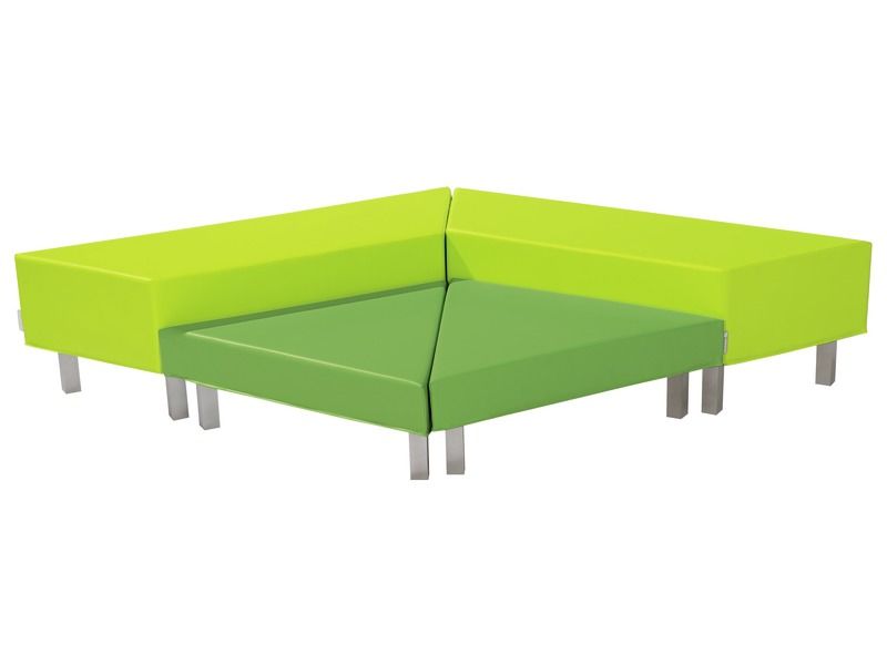 SET KLEINE ECKE Delta Mit Metallfüßen