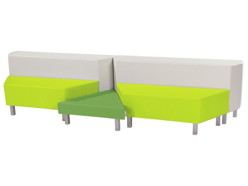 KIT DOUBLE BANQUETTE Delta Avec pieds en métal