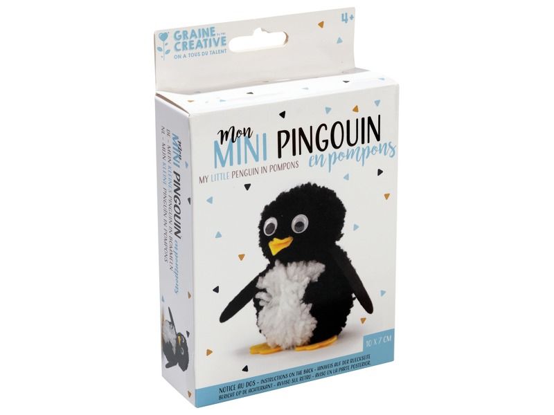 POMPON-SET Pinguin