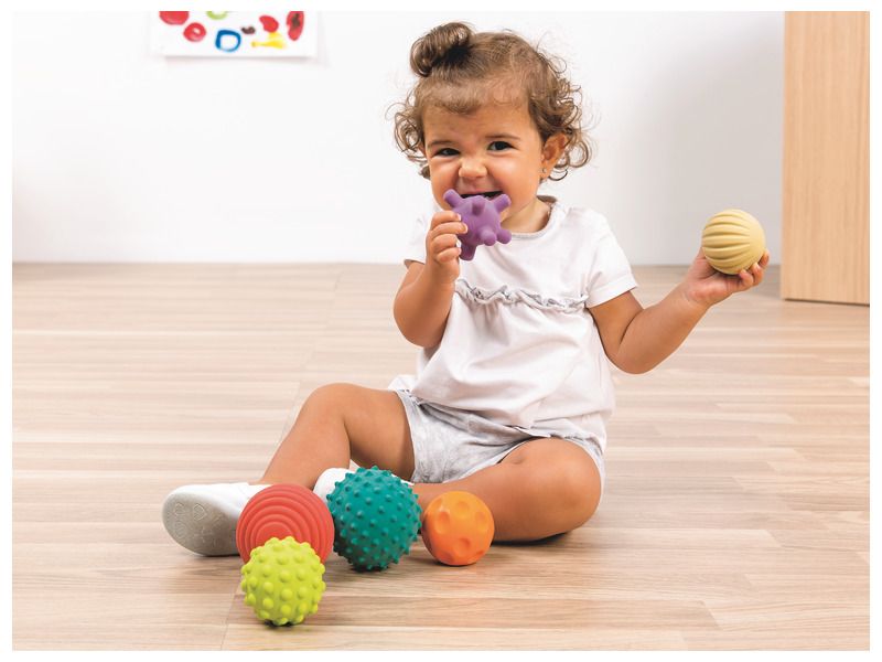 LouiseEvel215 6pcs Enfants tactiles sensorielles Balle Jouet bébé Jouet de développement précoce 