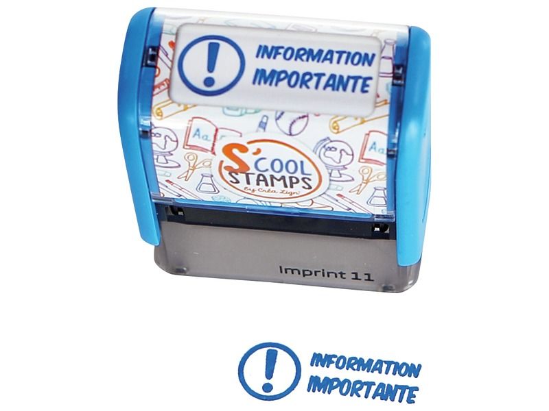 TAMPONS Picto Stamp Information importante