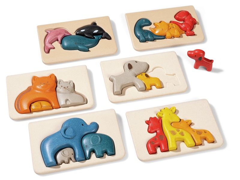 Animals ECO-FRIENDLY LIFT-OUT PUZZLE MAXI PACK