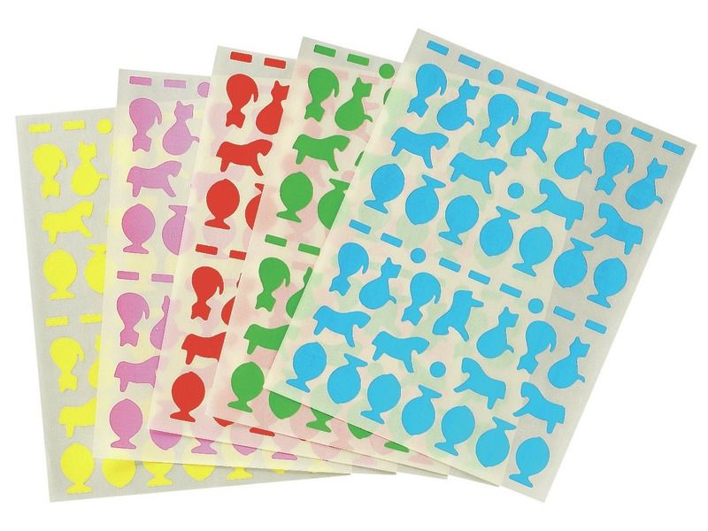 GOMMETTES SILHOUETTES Animaux