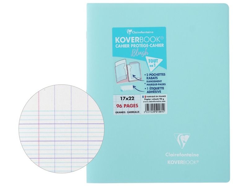 HEFT Koverbook Blush 17 x 22 cm - 96 Seiten Große Quadrate