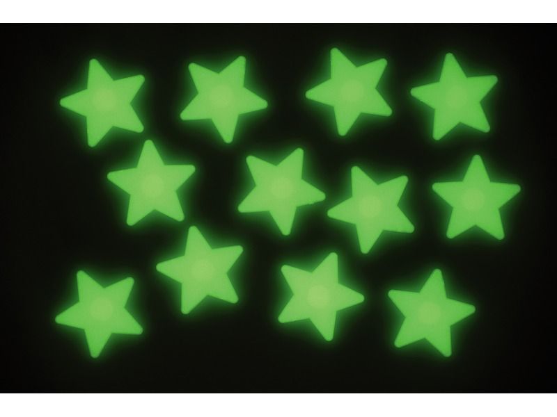 Étoiles phosphorescentes adhésives