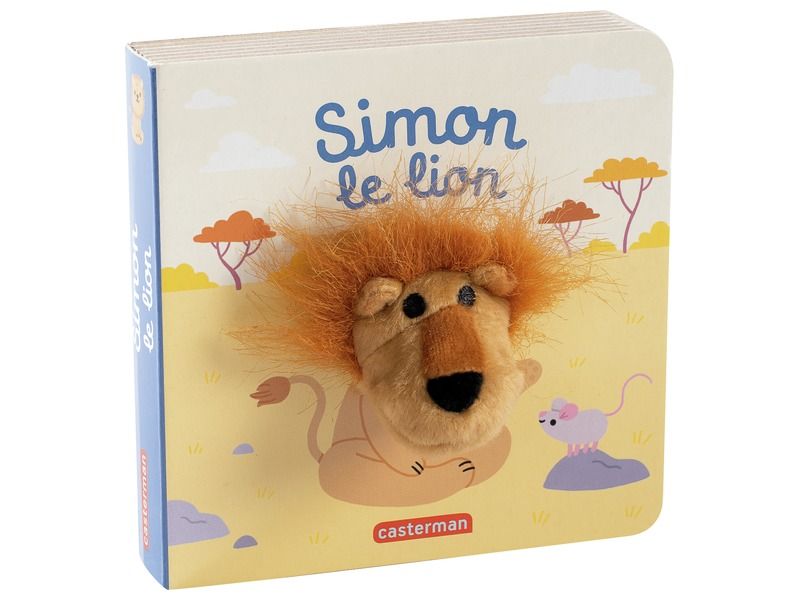 LIVRE-MARIONNETTE Simon le lion