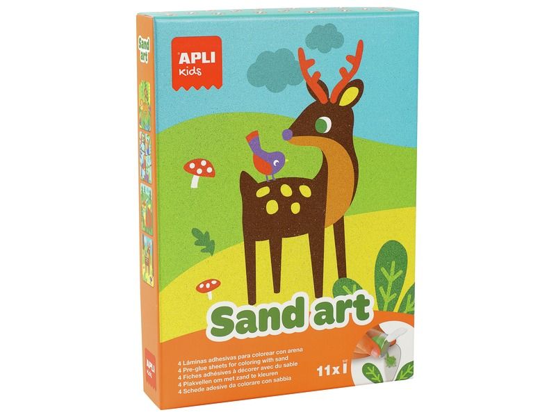 Forest Animals SAND CARDS KIT