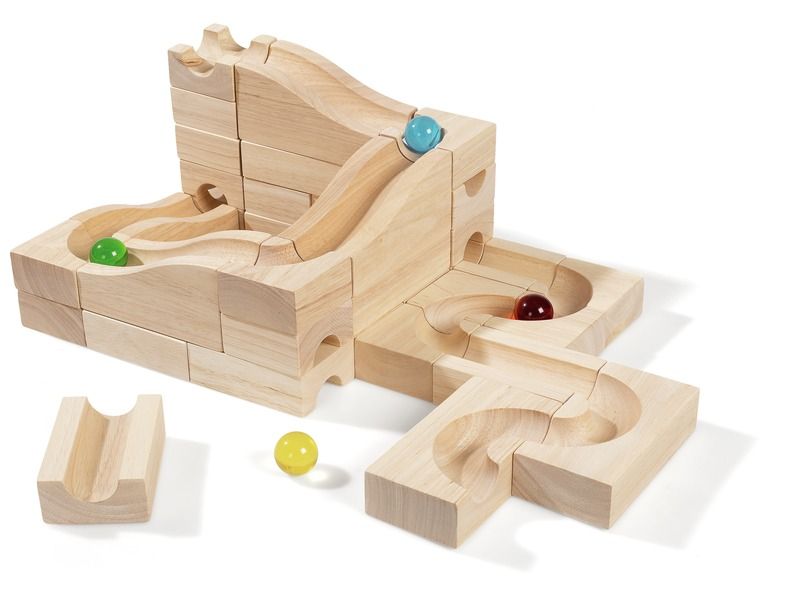 Circuit en bois pour billes Bambin Bois, jeux et jouets en bois