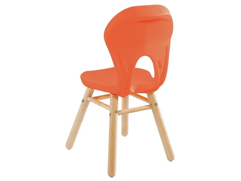CHAISE COQUE Easy 4 pieds bois