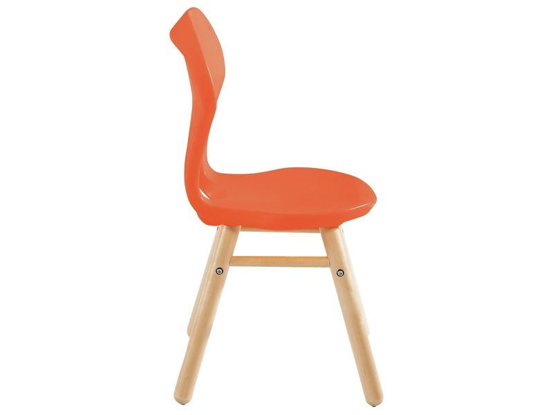 CHAISE COQUE Easy 4 pieds bois