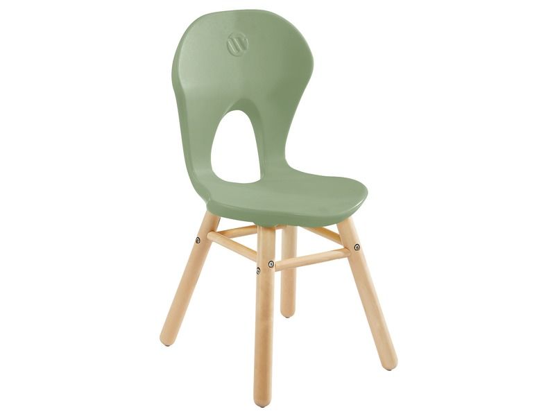 CHAISE COQUE Easy 4 pieds bois