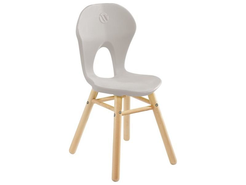 Easy SHELL CHAIR with 4 wooden legs