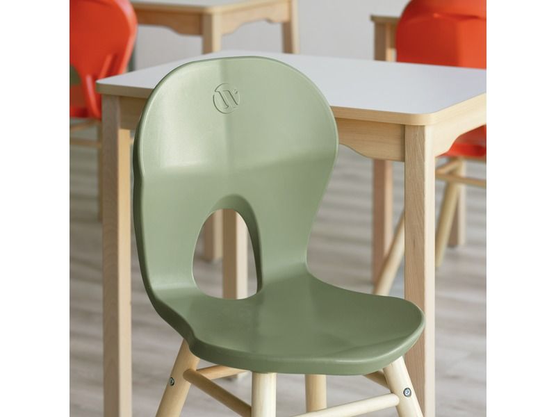 SCHALENSTUHL Easy 4 Holzfüße