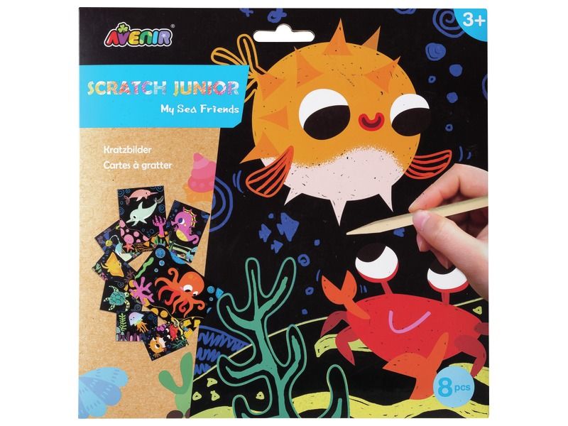 SCRATCH ART CARDS Fish