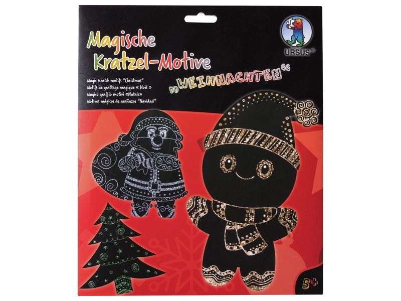 SILHOUETTE SCRATCH CARDS + STICKERS Christmas
