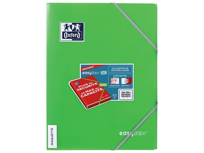 CAHIER EASYBOOK MAX A4+ (24x32 cm) - 96 pages - Séyès CAHIER EASYBOOK MAX 24x32 cm - 96 pages