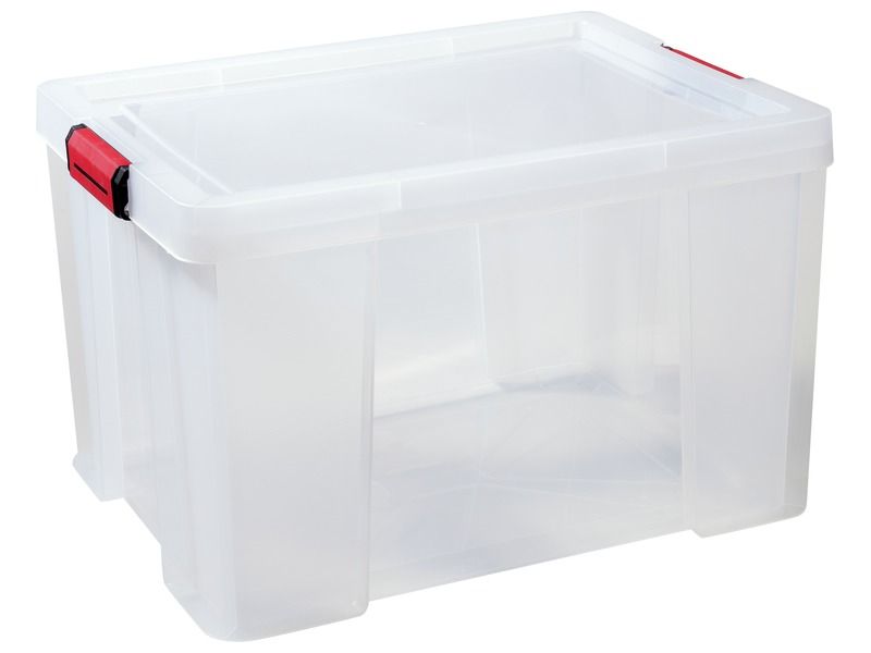Petite boîte de rangement en plastique transparent résistante à l