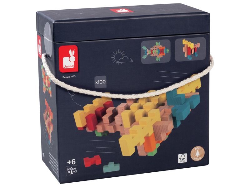 SLOT-IN CONSTRUCTION GAME 100 pieces