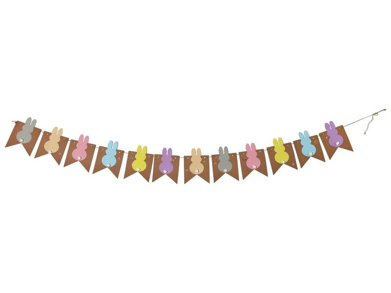 BUNTING WITH 12 KRAFT FLAGS