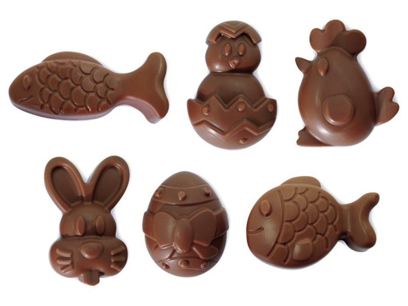 BACKFORMEN FÜR SCHOKOLADE Ostern