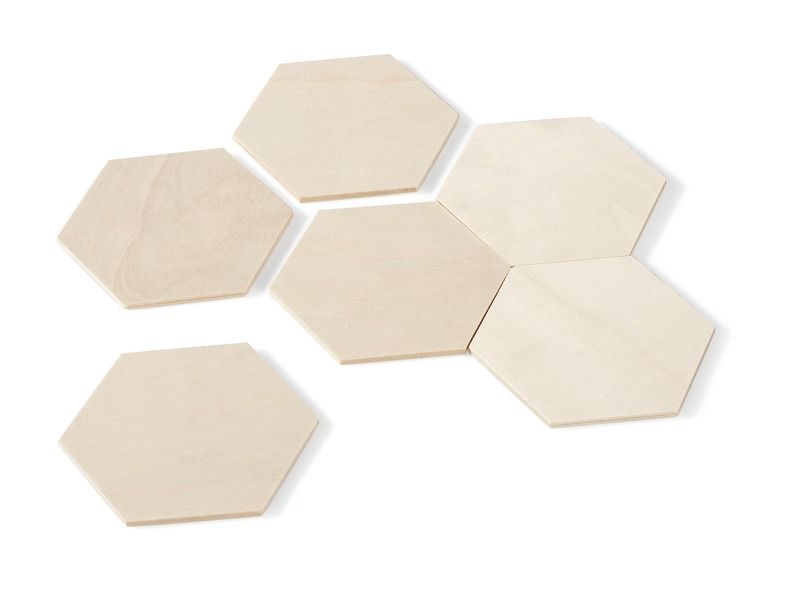 HEXAGONAL SHAPES TO DECORATE