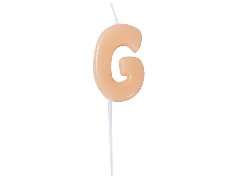 MINI LETTER CANDLE G