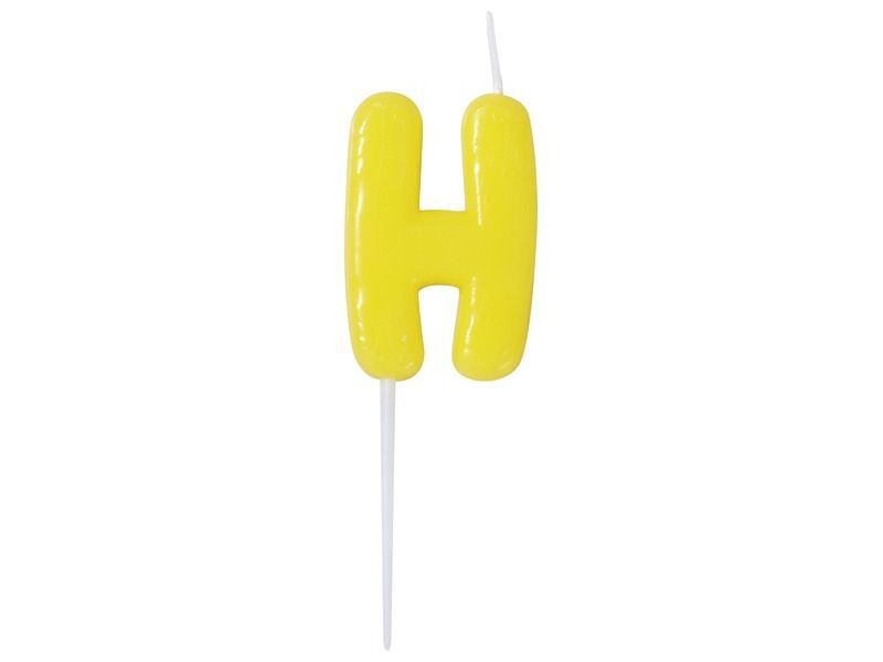 MINI LETTER CANDLE H