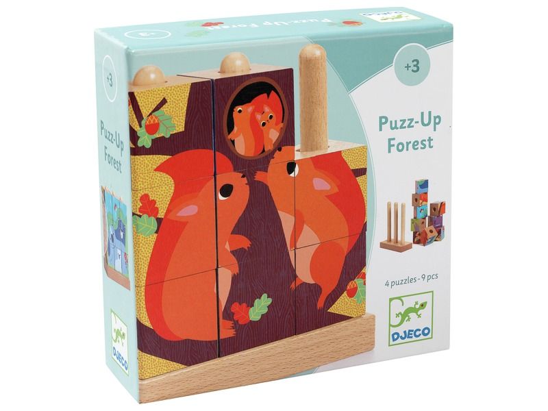 9 CUBES ABACUS PUZZLE The forest