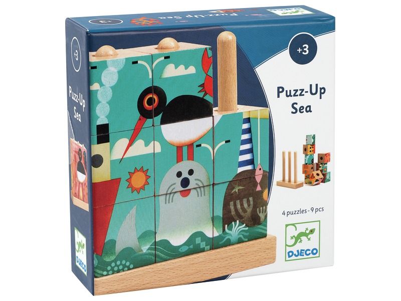 9 CUBES ABACUS PUZZLE The sea