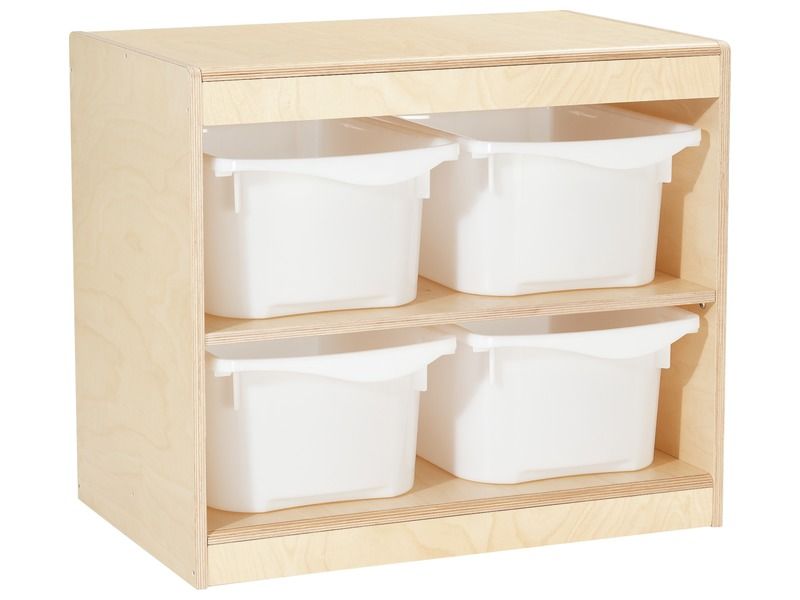 MEUBLE DE RANGEMENT BABI Up 4 bacs - 1 étagère