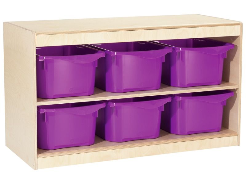 TINY TOT STORAGE CABINET 6 trays – 1 shelf