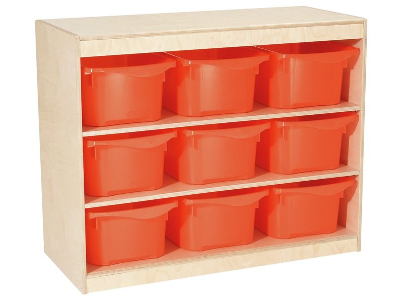 MEUBLE DE RANGEMENT BABI Up 9 bacs - 2 étagères