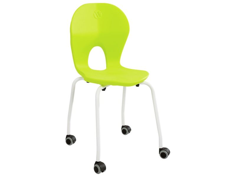 SEDIA A SCOCCA Easy 4 gambe a rotelle