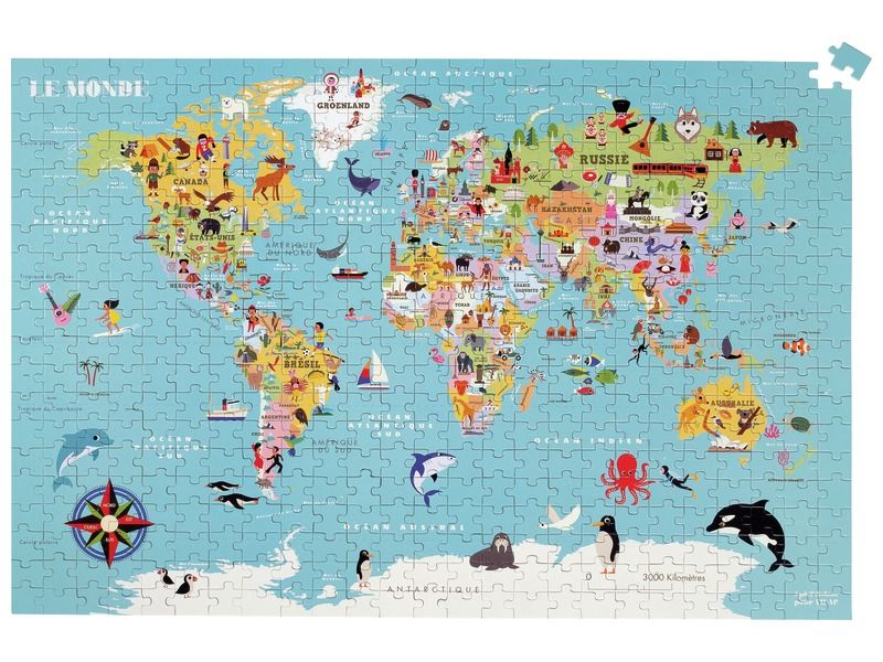 GEOGRAPHY PUZZLE The World
