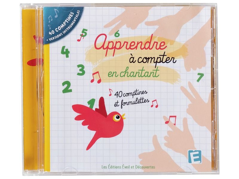 CD 40 COMPTINES POUR APPRENDRE À COMPTER