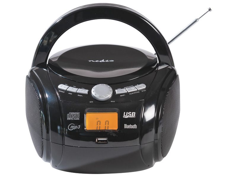 Bandiet Oranje Suri RADIO CD-SPELER MP3/USB/Bluetooth Boombox