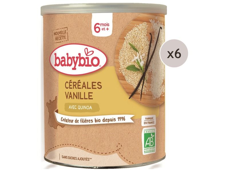 MAXI LOT Céréales vanille avec quinoa - 6 x 220 g