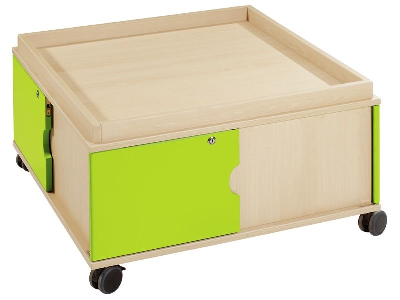 MOBILE ACTIVITY TABLE WITH RAISED EDGES 4 doors