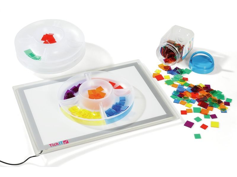 LIGHT-UP TABLE AND SORTING PLATES MAXI PACK