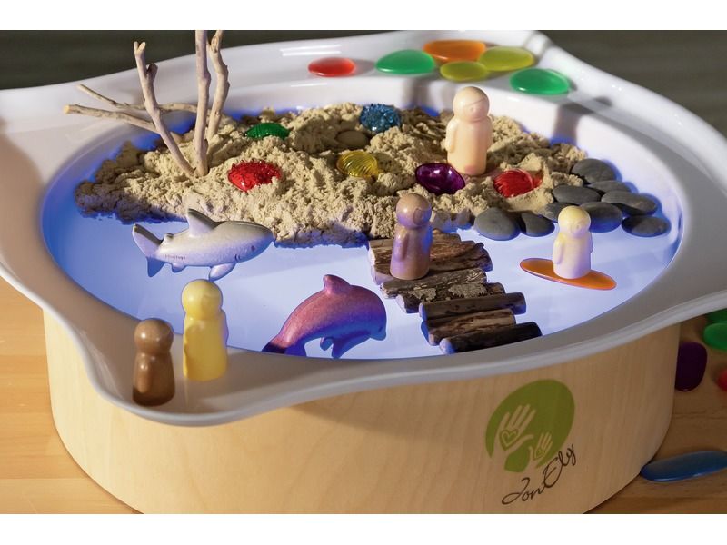 LIGHT-UP TABLE WITH FASCINATION TRAY