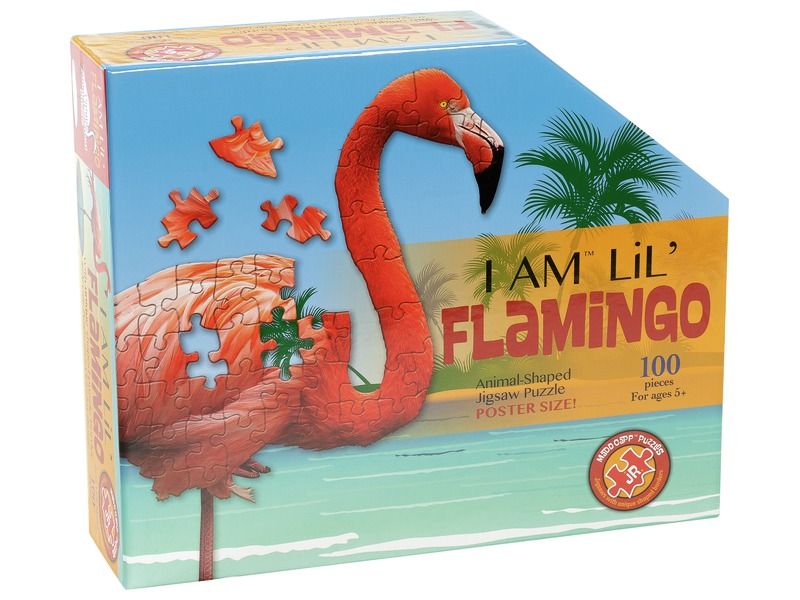 PUZZLE I AM LIL Flamingos