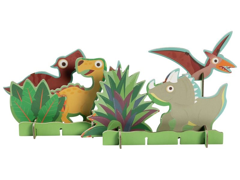 PUZZLE 3D 2-EN-1 Les dinosaures