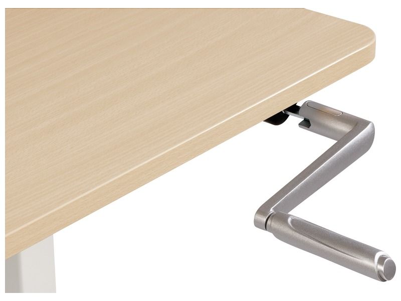TABLE RÉGLABLE À MANIVELLE 1 plateau - L: 160 cm