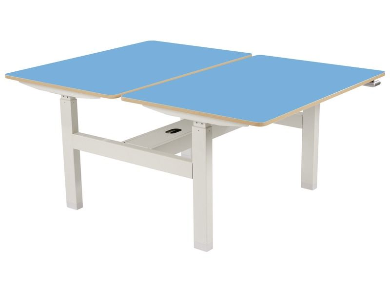 TABLE RÉGLABLE À MANIVELLE 2 plateaux - L: 160 cm