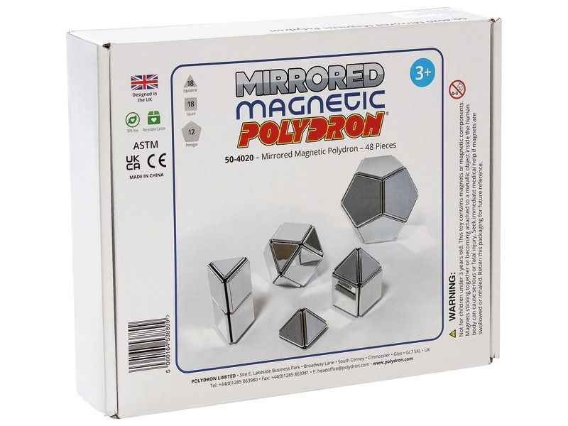 Polydron Mirror 48-piece MAGNETIC CONSTRUCTION