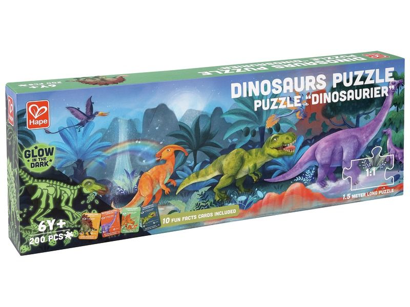 GIANT GLOW-IN-THE-DARK PUZZLE Dinosaurs