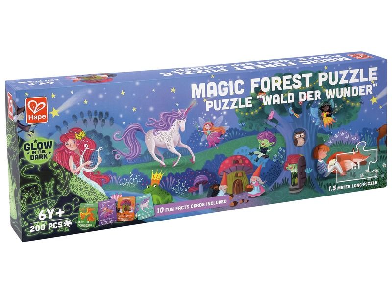 GIANT GLOW-IN-THE-DARK PUZZLE Enchanted forest