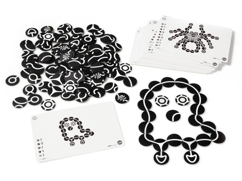 Black and white MAGNETIC PUZZLES